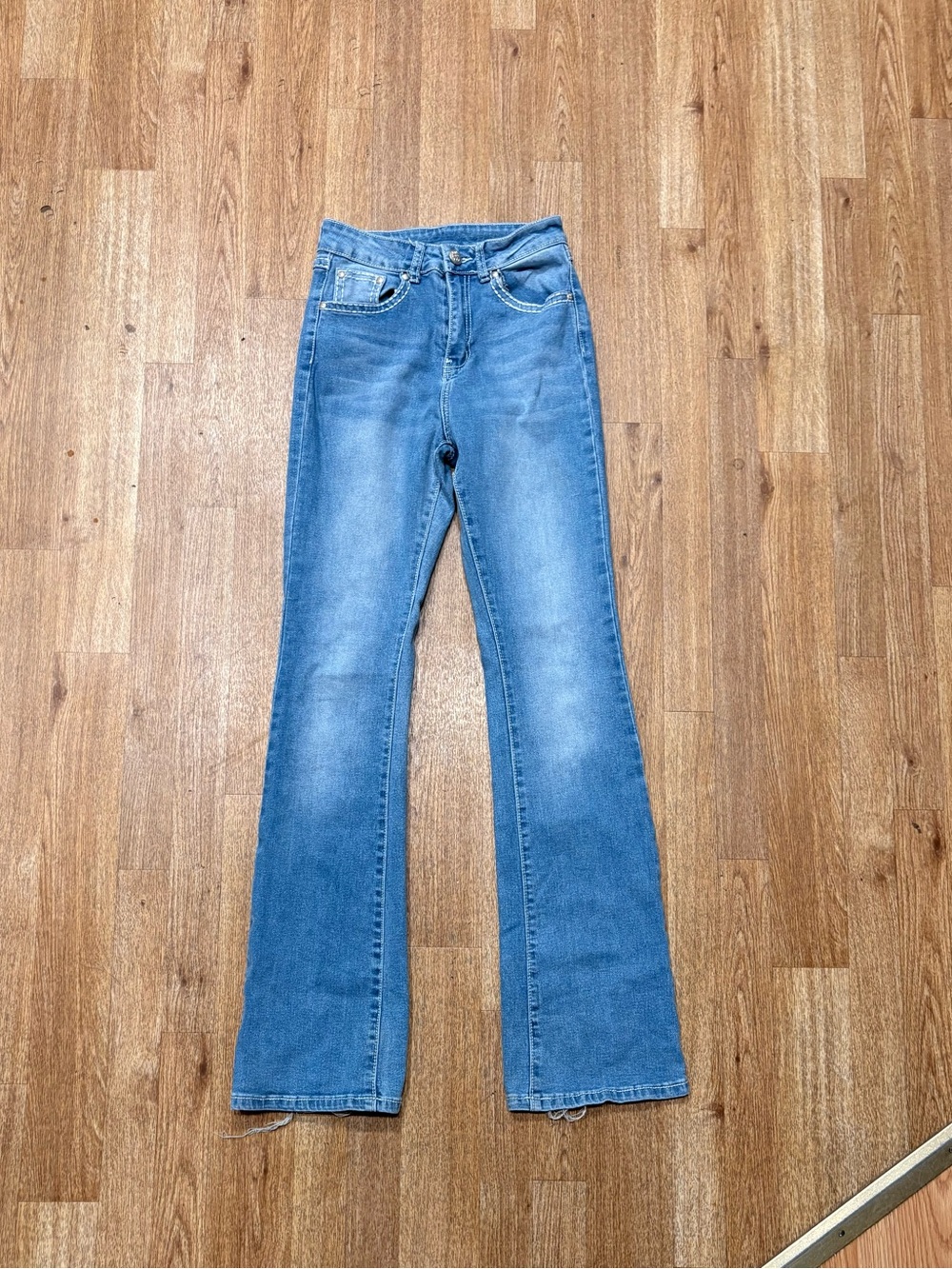 Blue Boot Cut Jeans